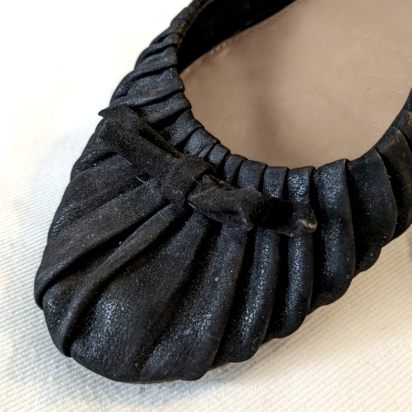 Zara. Flats. Black. Size 37 - Picture 9 of 16